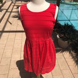 Donna Ricco Eyelet Dress medium